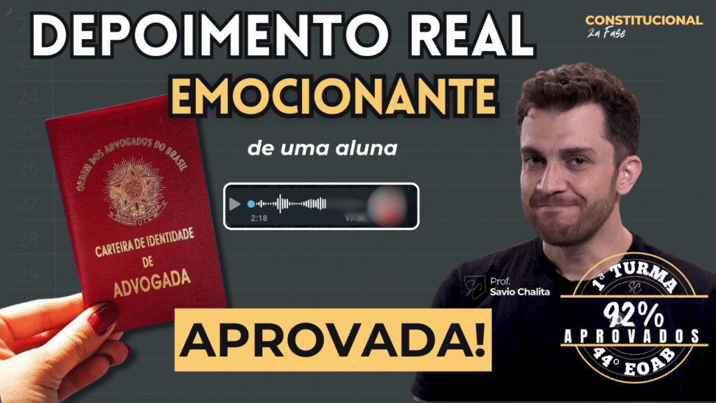 Depois de 13 anos, ela foi aprovada na OAB! | TDAH, questões emocionais… e a virada com Constitucional 2ª Fase